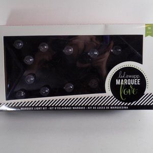 NEW Heidi Swapp Marquee Love Arrow Light Up Sign Chalkboard Kit Black 312558